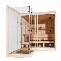 Сауна финская с душем Broil Lux 2020 в ванную комнату