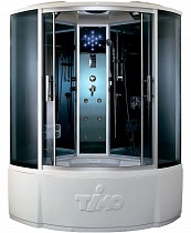 Раздвижная Душевая кабина с ванной Timo T-1155 круглая размер 150x150 см