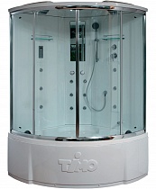Раздвижная Душевая кабина с ванной Timo T-7755 круглая размер 150x150 см