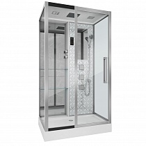 Душевая кабина Niagara Lux 7713W L Серебро с прозрачным стеклом