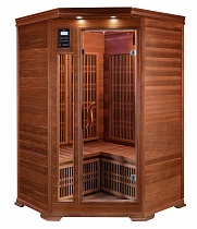 Инфракрасная сауна SaunaMagic Cedar CST Corner Mini G кедровая - подходит для фитнес цетра